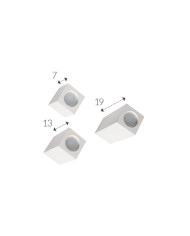 FARETTO IN GESSO ESTERNO CUBOTTO 86H13 MEDIO