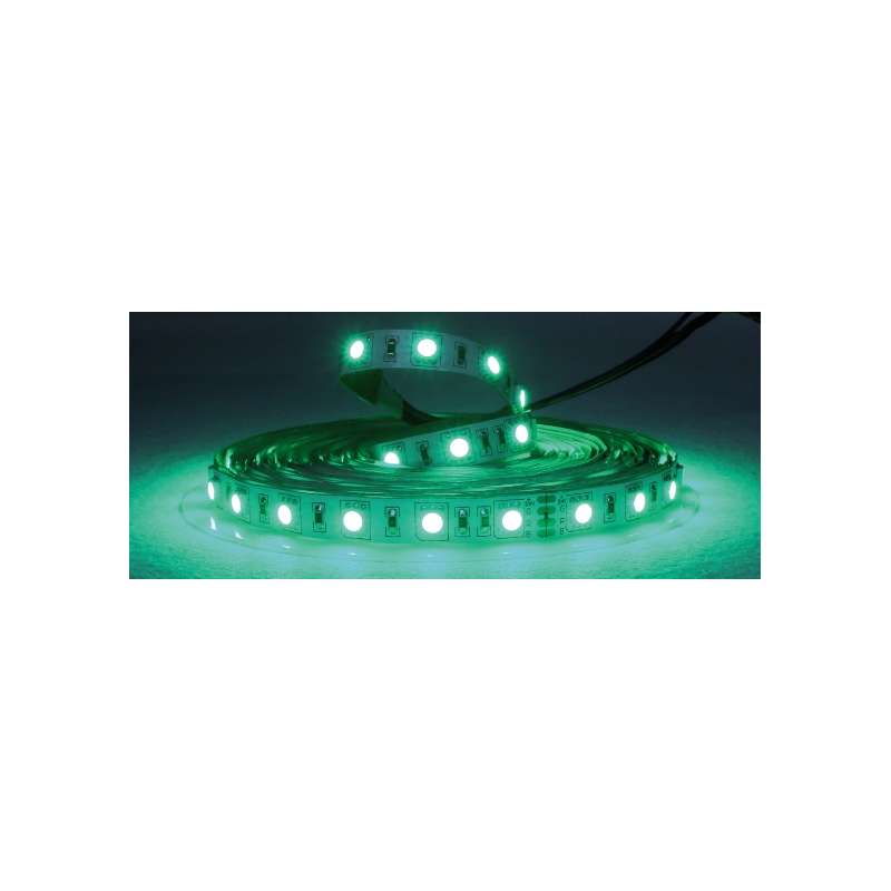 STRISCIA LED 24V 14,4W/M IP20 5050 60LED/M RGB