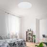 PLAFONIERA A LED ROTONDA STELLATA 76CM 40W BIANCO