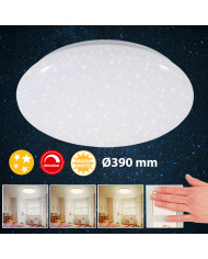 PLAFONIERA A LED ROTONDA CIELO STELLATO 39CM 18W