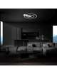 PLAFONIERA A LED DA SOGGIORNO A 3 STADI CON DIMMER