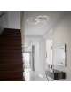 PLAFONIERA LED 71,7CM 40W NICHEL OPACO