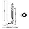 ANTENNA AM/FM/DAB+ AMPLIFICATA DA TETTO POSTERIORE