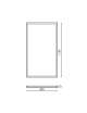 PANNELLO LED 120X60 80W 4500K CORNICE BIANCA