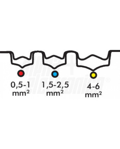 PINZA A CRIMPARE PER TERMINALI PRE-ISOLATI