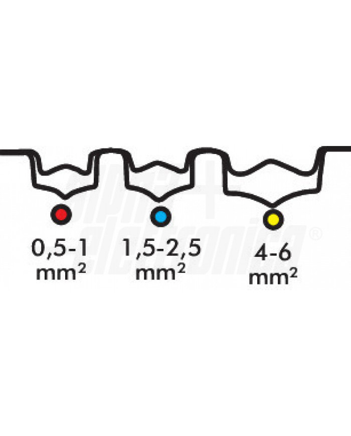 PINZA A CRIMPARE PER TERMINALI PRE-ISOLATI