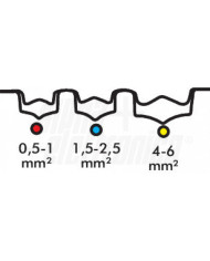 PINZA A CRIMPARE PER TERMINALI PRE-ISOLATI