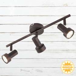 FARETTO SPOT ORIENTABILE 3GU10 9W 750LM
