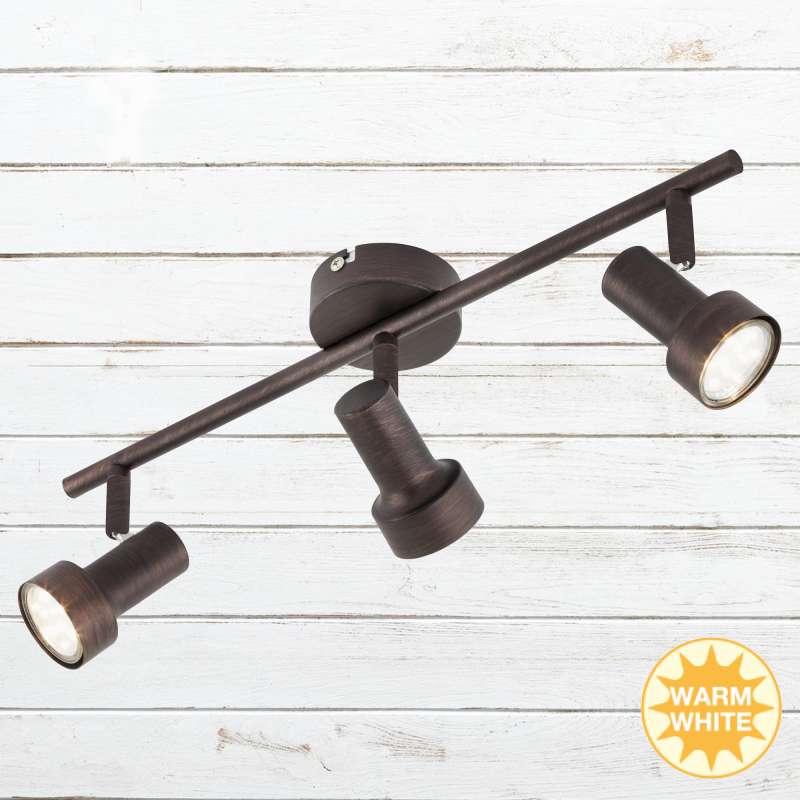 FARETTO SPOT ORIENTABILE 3GU10 9W 750LM