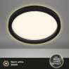 PLAFONIERA LED TONDA A SOFFITTO D.29,7CM 18W NERO
