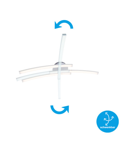 LAMPADA LED DA PARETE/SOFFITTO 56,5CM 18W