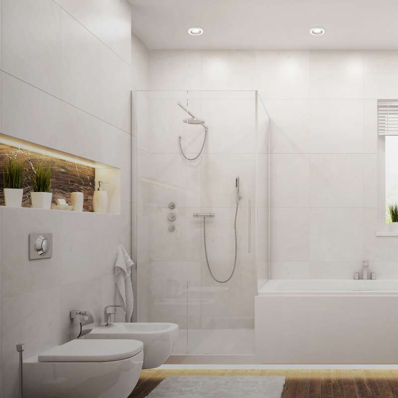 SET 3 PORTAFARETTI DA INCASSO D.8,5CM GU10 5W