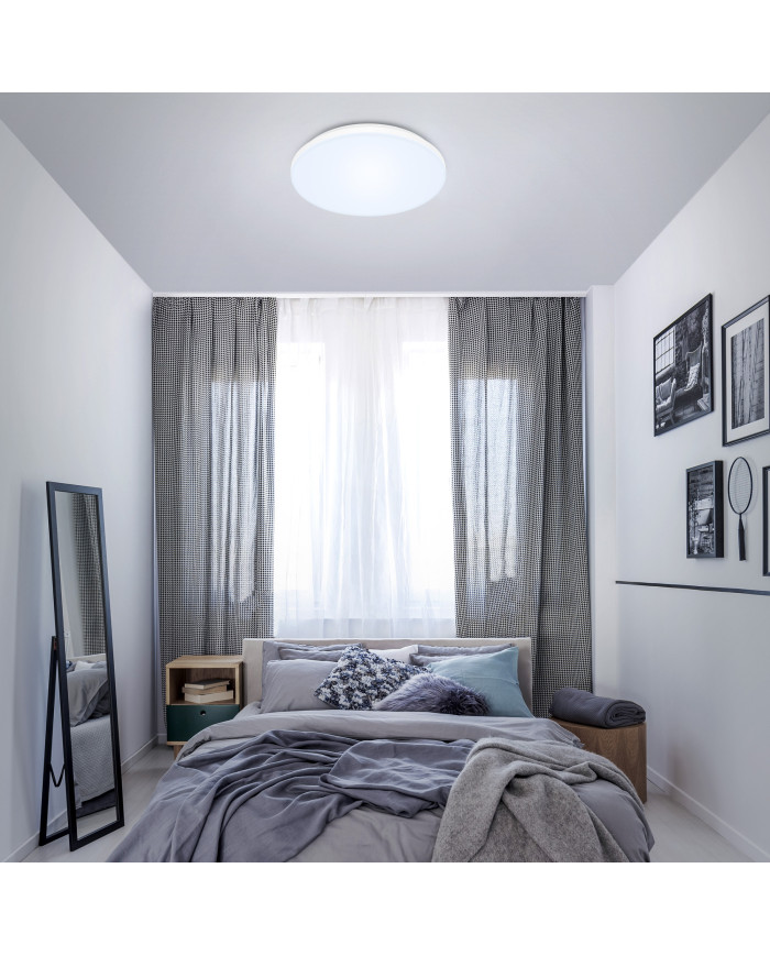 PLAFONIERA LED TONDA SENZA CORNICE D.30CM 12W