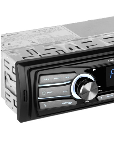 AUTORADIO BT/USB/AUX/MICRO SD 100W MAJESTIC