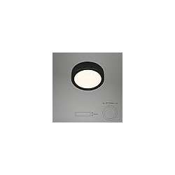PLAFONIERA LED TONDA DA SOFFITTO 7W 700LM NERA