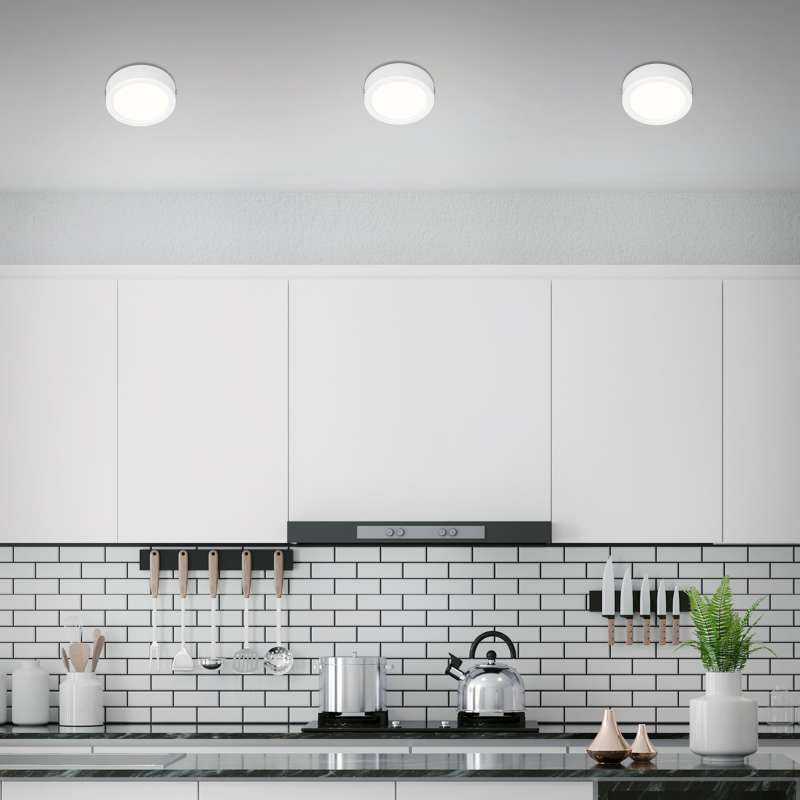PLAFONIERA LED TONDA D.17,5CM 12W 1200LM