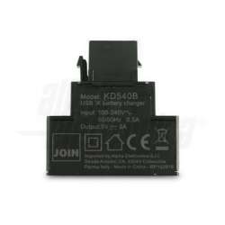 CARICATORE USB-A 15W 1 PORTA 5V 3A DA INCASSO NERO