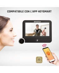 SPIONCINO DIGITALE SMART 2MP CON DISPLAY 4,3