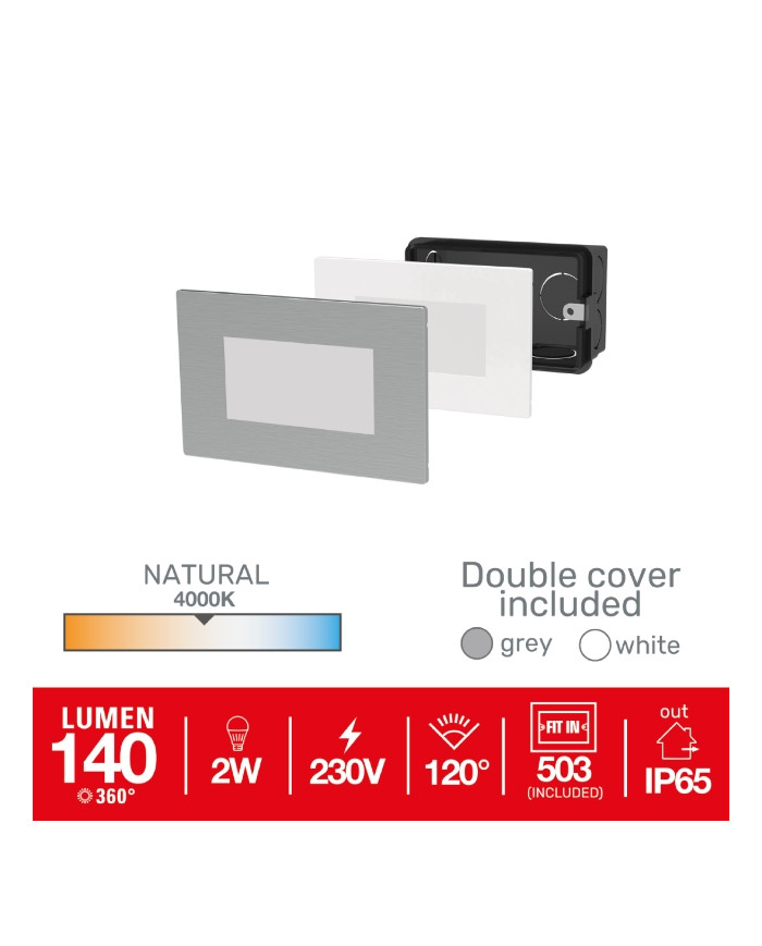 FARETTO SEGNAPASSO DA ESTERNO DA INCASSO 503 2W