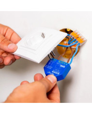 SMART RELE 16A AC/DC WIFI/BT + CONT. PULITO