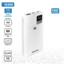 BATTERIA DA VIAGGIO POWER BANK 10000MAH 22,5W