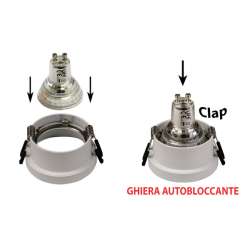 SUPPORTO PER LAMPADE DICROICHE GU10 ED MR16