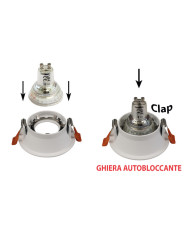 SUPPORTO PER LAMPADE DICROICHE GU10 ED MR16