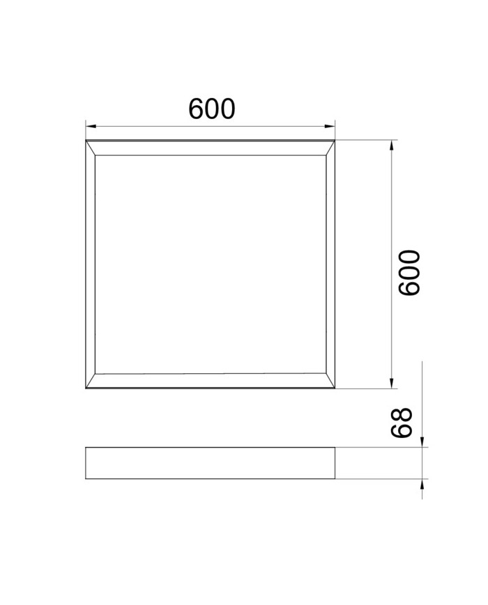 FRAME DI MONTAGGIO PER PANNELLI LED BACKLIGHT