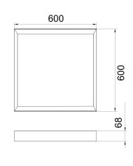 FRAME DI MONTAGGIO PER PANNELLI LED BACKLIGHT