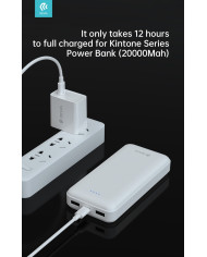 POWER BANK 20000MAH 5V 2.1A  2 PORTE USB NERO