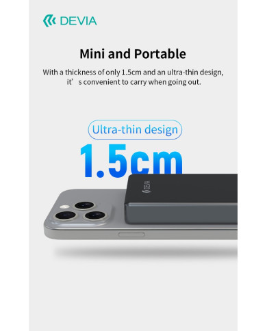 POWER BANK 10000MAH MAGNETICO 20W NERO