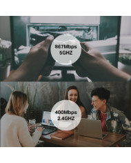 ADATTATORE USB WI-FI MINI DUAL BAND AC1300