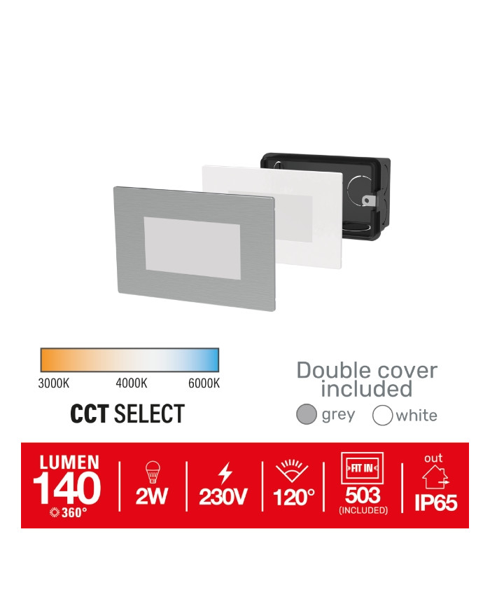 FARETTO SEGNAPASSO DA ESTERNO DA INCASSO 503 2W