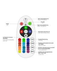 FARO LED RGB 50W NERO CON TELECOMANDO OSRAM