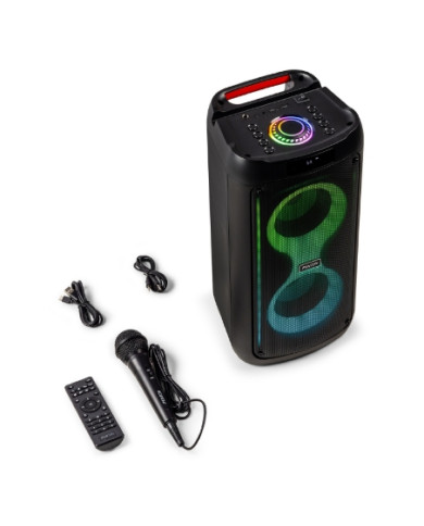 CASSA AMPLIFICATA PORTATILE BT/USB/SD/RC/MIC 300W