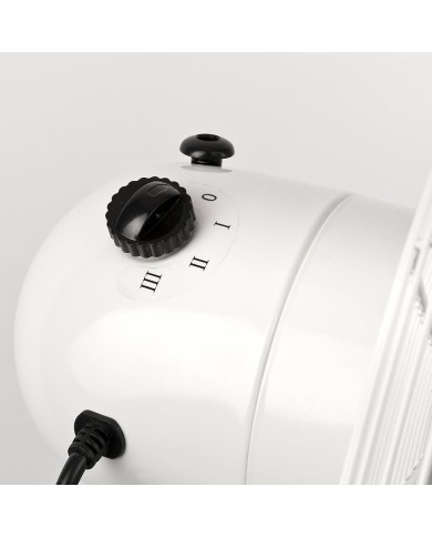 VENTILATORE A PIANTANA IN METALLO DIAM.40CM BIANCO