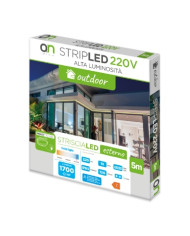 STRISCIA LED 220V 15W/M IP65 LUCE FREDDA 6000K