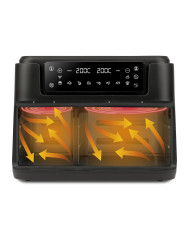 FRIGGITRICE AD ARIA A DUE ZONE 850W+1550W GIRMI