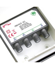 MISCELATORE VHF E 2 UHF ATTACCO F CON FILTRO 5G