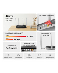 ROUTER 4G LTE WI-FI AC1200 MERCUSYS