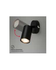 FARETTO DA PARETE CON GU10 ORIENTABILE NERO