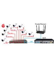 SWITCH DI RETE 10 PORTE 10/100/1000MBPS MS105GP