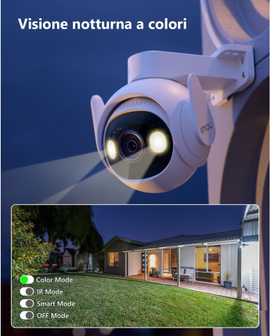 TELECAMERA CRUISER 2K PTZ IP/WI-FI FULL-COLOR 5MP
