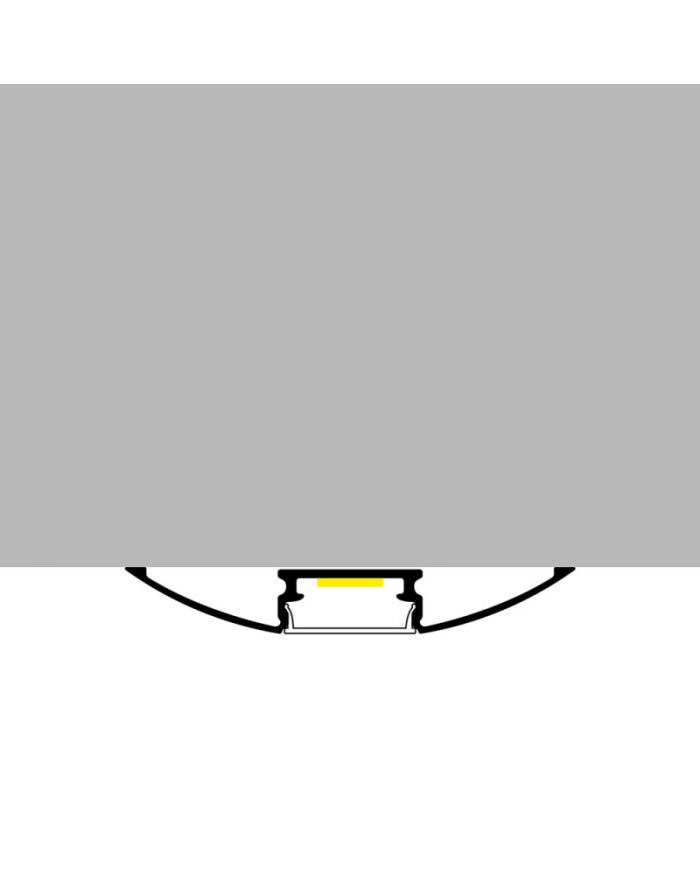 KIT PROFILO IN ALLUMINIO TREND 2 METRI