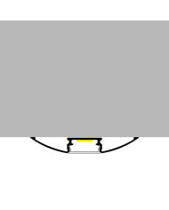 KIT PROFILO IN ALLUMINIO TREND 2 METRI