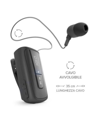AURICOLARE BLUETOOTH WIRELESS C/MICROFONO