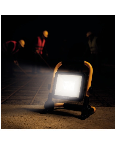 FARO LED PORTATILE 30W 4000K CON BATTERIA