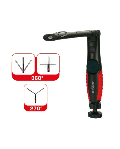 LAMPADA DA LAVORO LED 10W COB PIEGHEVOLE SLIM