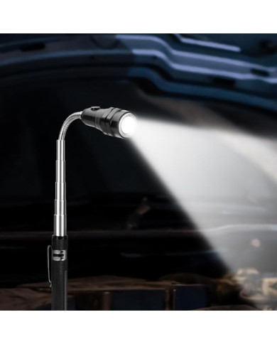 LAMPADA DA LAVORO LED A BATTERIA TELESCOPICA