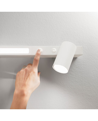 APPLIQUE DA PARETE A LED FARETTO/STRISCIA LED 50CM